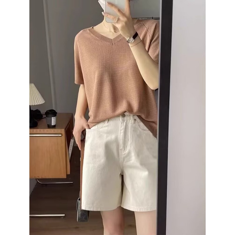 Denim Shorts Female Jeans Whit - Denim Shorts Women recension och pris