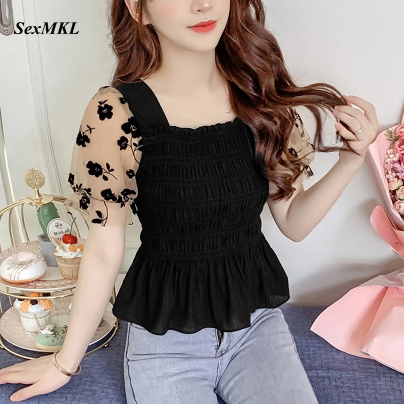 Summer Puff Sleeve Corset Top  - Corset Top Boned recension och pris