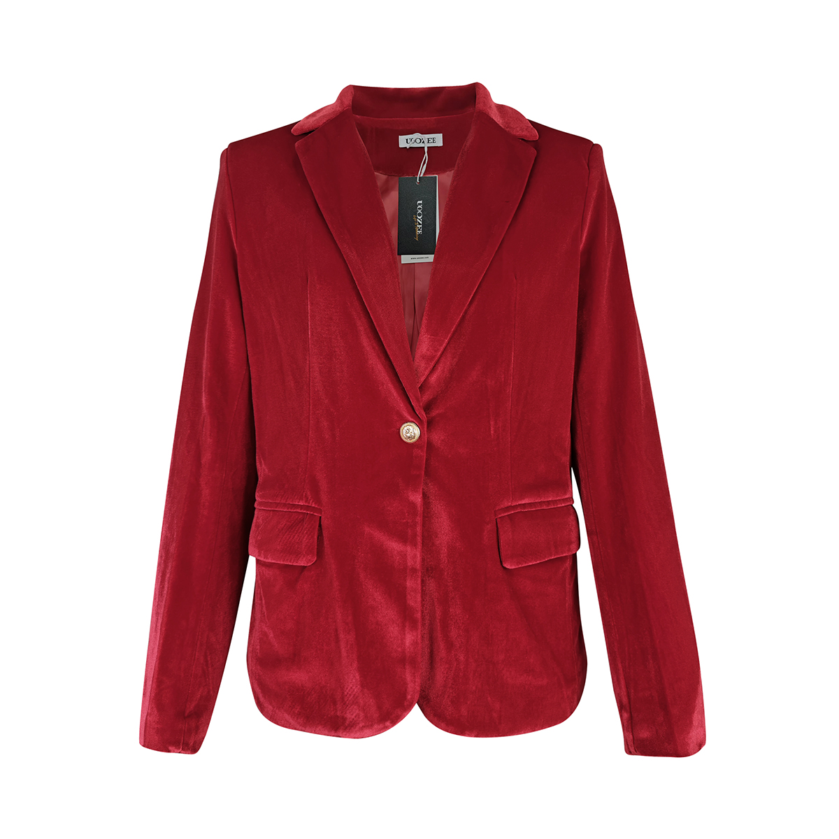 2026 New Autumn Single Gold Bu - Velvet Blazer Women recension och pris