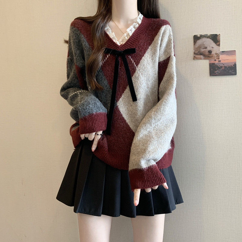 Knitted Sweaters For Women V N - Women'S Fashion Trends Fall 2025 recension och pris