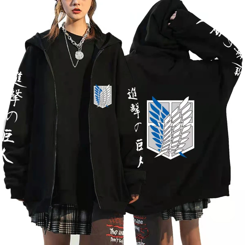 Anime Zipper Hoodie Sports Coa - Women'S Fashion Zip Up Hoodies recension och pris