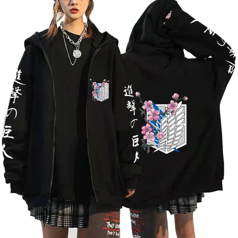 Anime Zipper Hoodie Sports Coa - Women'S Fashion Zip Up Hoodies recension och pris