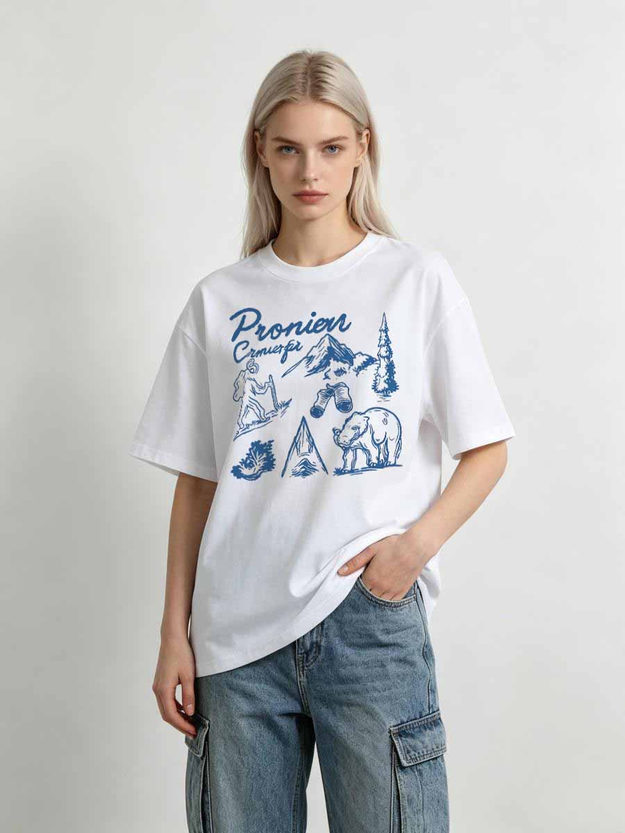 T-Shirts Land Free Women Cotto - Women Fashion Usa recension och pris