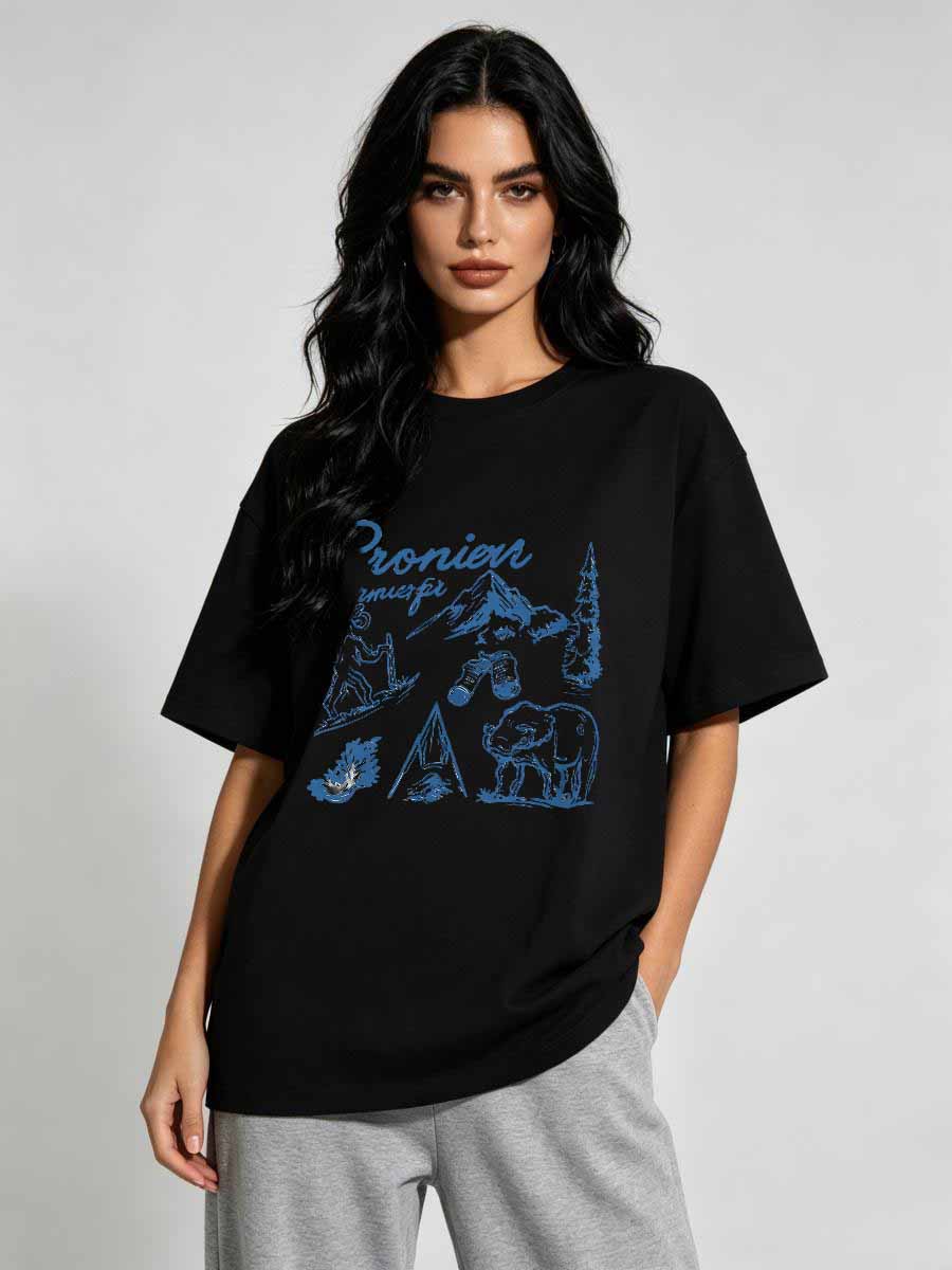 T-Shirts Land Free Women Cotto - Women Fashion Usa recension och pris