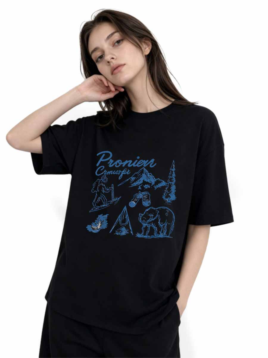 T-Shirts Land Free Women Cotto - Women Fashion Usa recension och pris