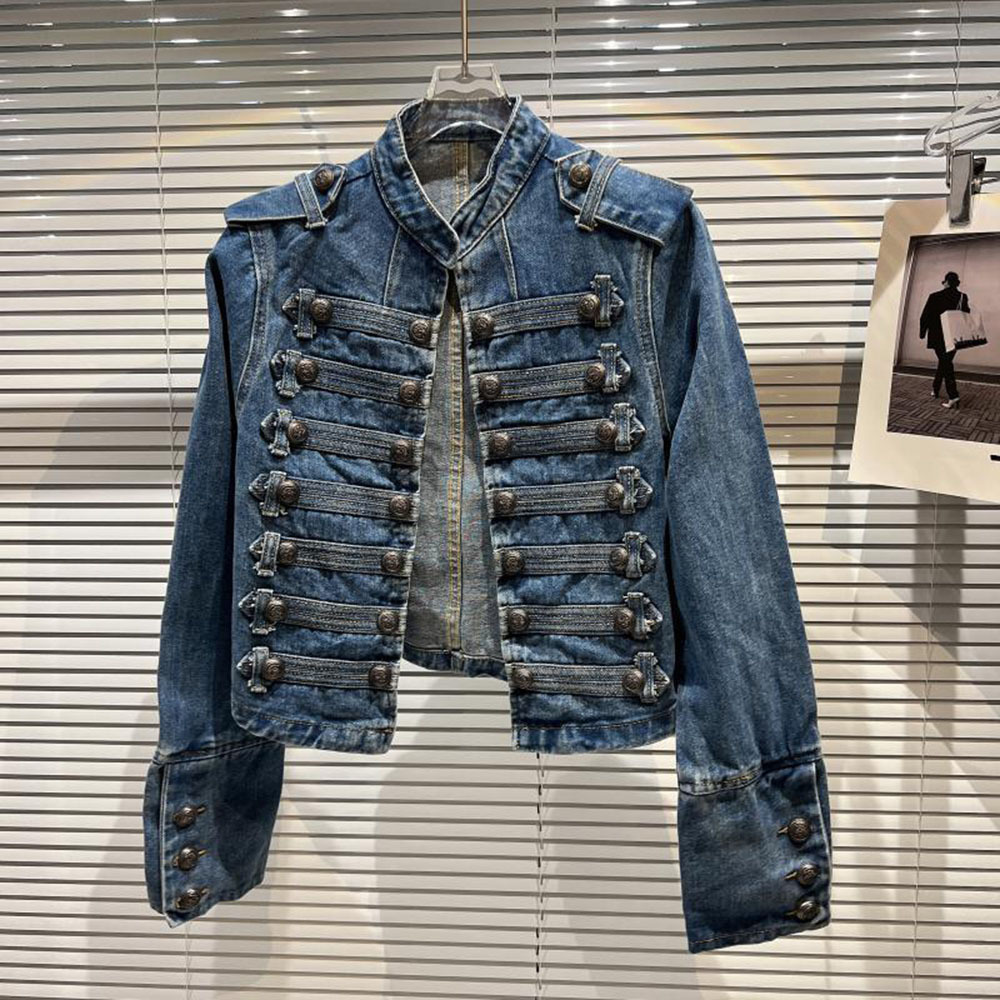 2025 Spring Autumn Womens Slim - Women'S Fashion Denim Jacket recension och pris