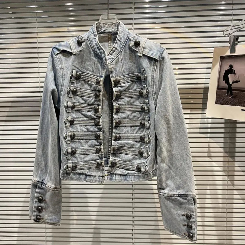 2025 Spring Autumn Womens Slim - Women'S Fashion Denim Jacket recension och pris