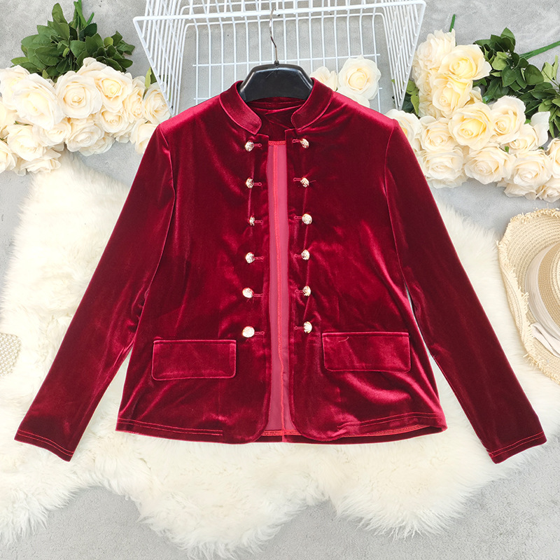 2025 Autumn and Winter New Wom - Velvet Blazer Women recension och pris