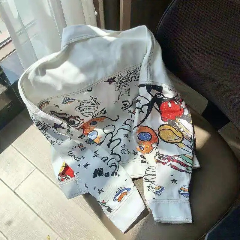Korean Female Fashion Leisure  - Women'S Fashion Denim Jacket recension och pris