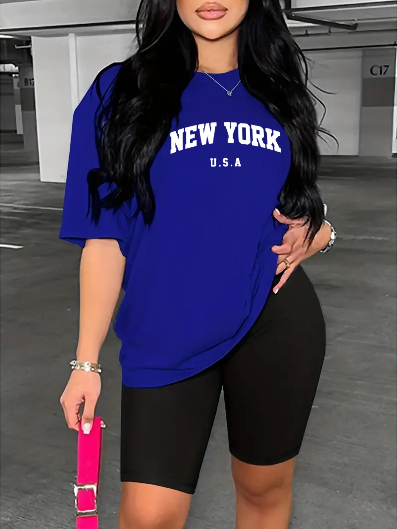 New York Usa Printing Tshirt S - Women Fashion Usa recension och pris