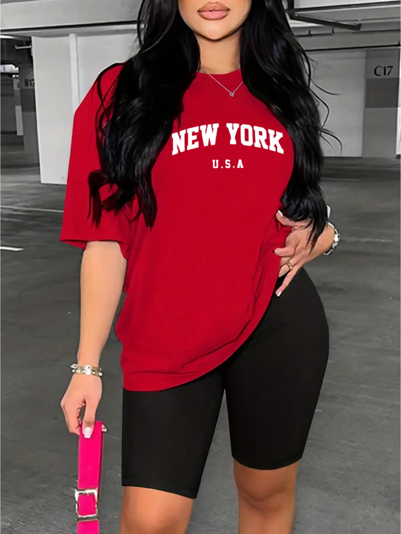 New York Usa Printing Tshirt S - Women Fashion Usa recension och pris