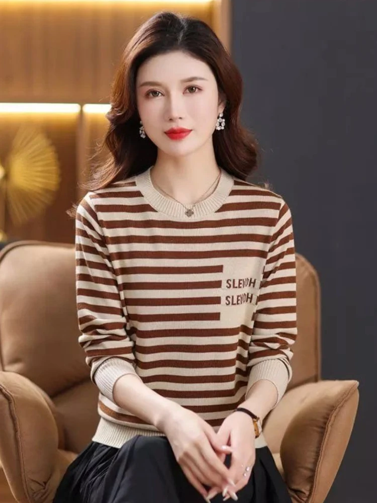 Round O Neck Loose Women's Kni - Women'S Fashion Trends Fall 2025 recension och pris