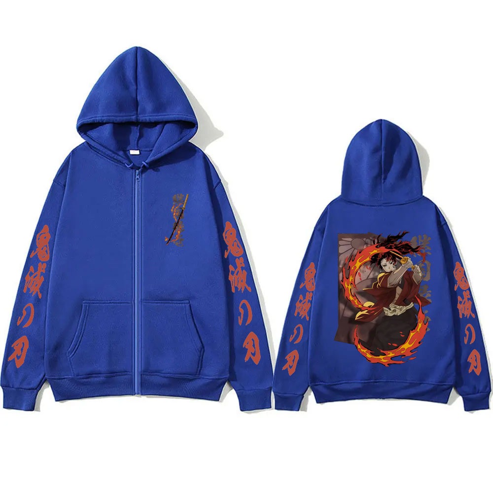 New Demon Slayer Tsugikuni Yor - Women'S Fashion Zip Up Hoodies recension och pris