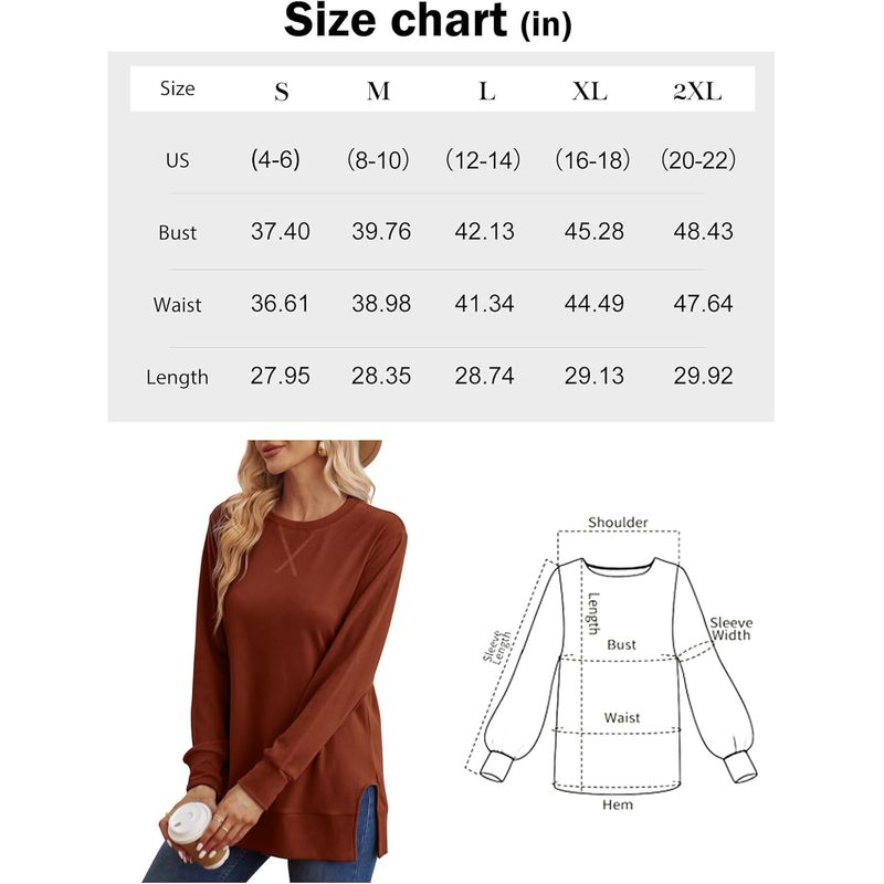 Sweatshirt women Side Split Fa - Women'S Fashion Trends Fall 2025 recension och pris
