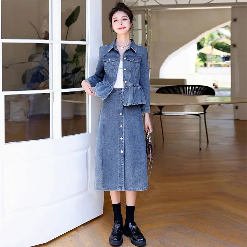 Cowboy Jacket Female New 2024  - Women'S Fashion Denim Jacket recension och pris