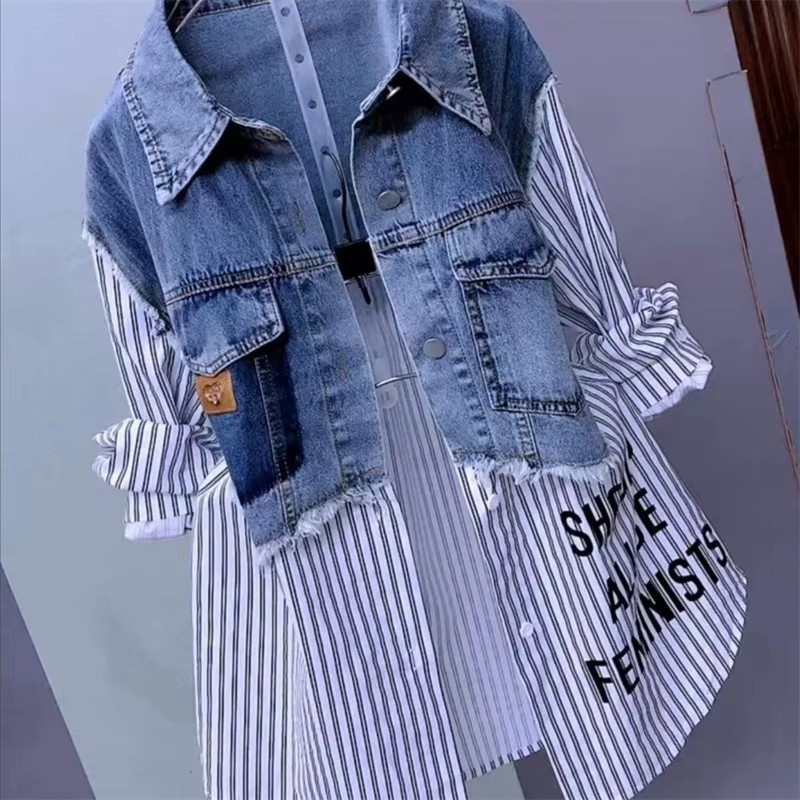 2025 New Spring/Summer Fashion - Women'S Fashion Denim Jacket recension och pris