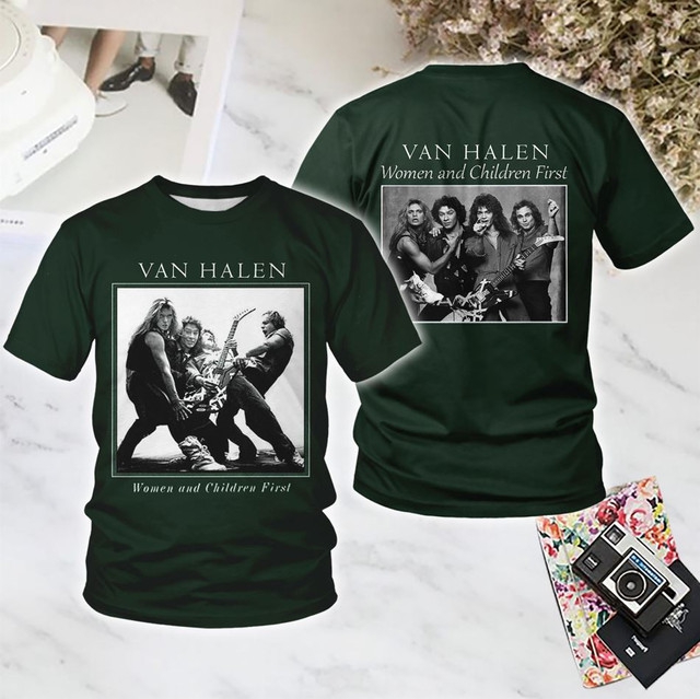 Men's T-Shirt Rock VAN HALEN B - Women Fashion Usa recension och pris