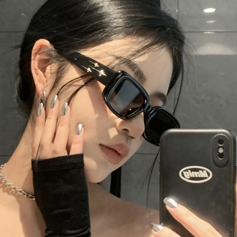 Retro Y2K Style Small Square S - Women Fashion Glasses recension och pris
