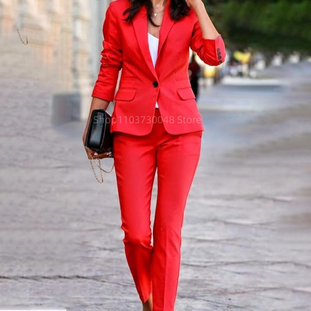 Fashion Office Ladies Blazer a - Women'S Fashion Jersey recension och pris