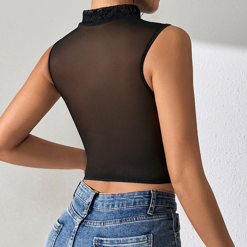 Women Sheer Mesh Boned Corset  - Corset Top Boned recension och pris