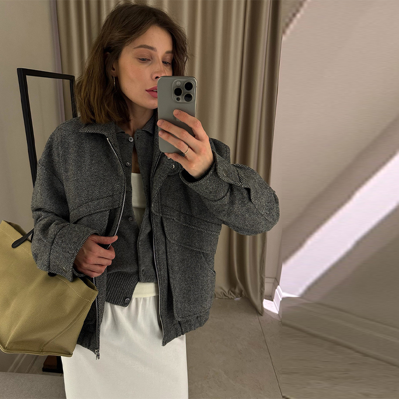 Chic Stylish Coat Stand-collar - Women'S Fashion Trends Fall 2025 recension och pris