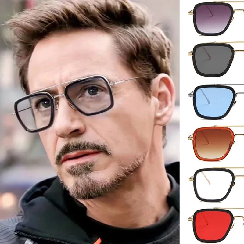 Steam Punk Tony Stark Sunglass - Women Fashion Glasses recension och pris