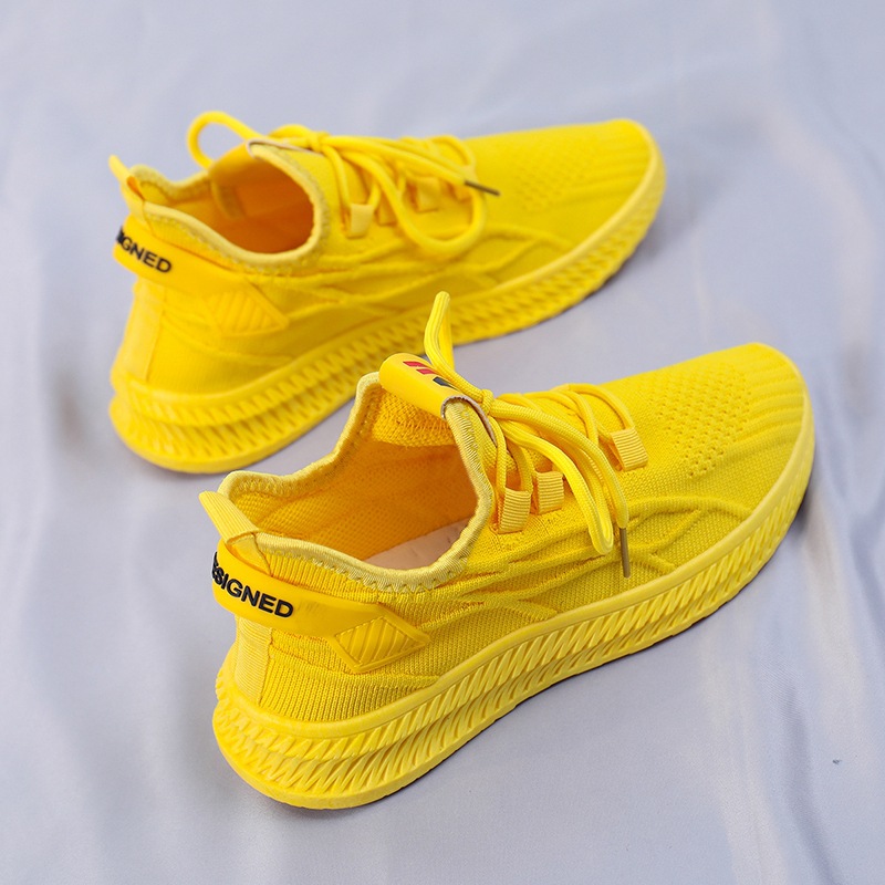 2026 Fashion Spring Female Sne - Women'S Yellow Fashion Sneakers recension och pris