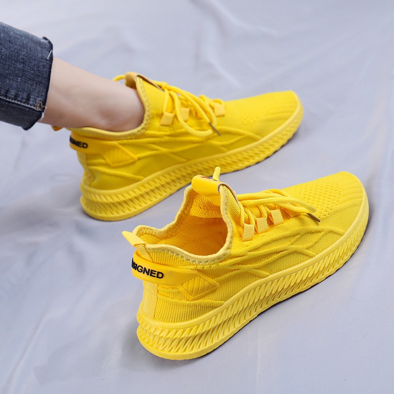 2026 Fashion Spring Female Sne - Women'S Yellow Fashion Sneakers recension och pris